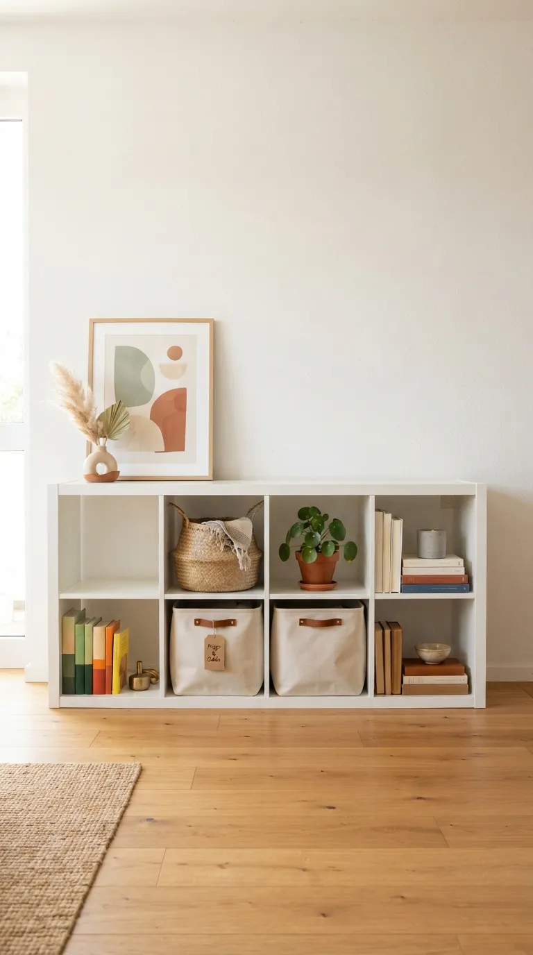 IKEA Kallax Bookshelf Styling Ideas