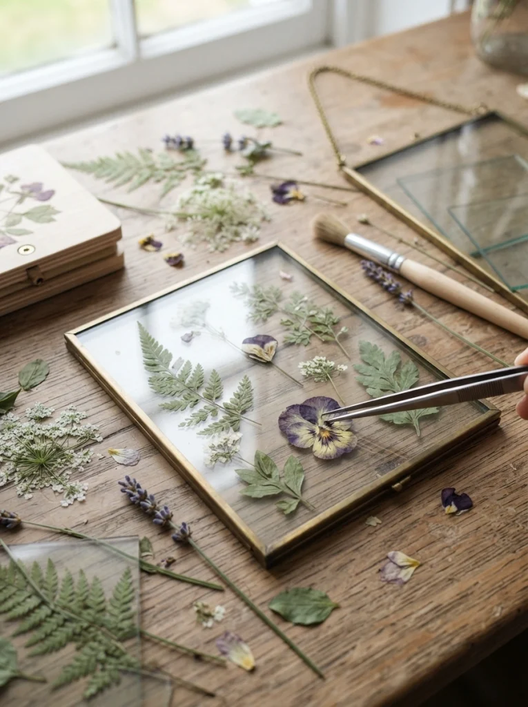 Pressed Flower Frame Gallery Wall
