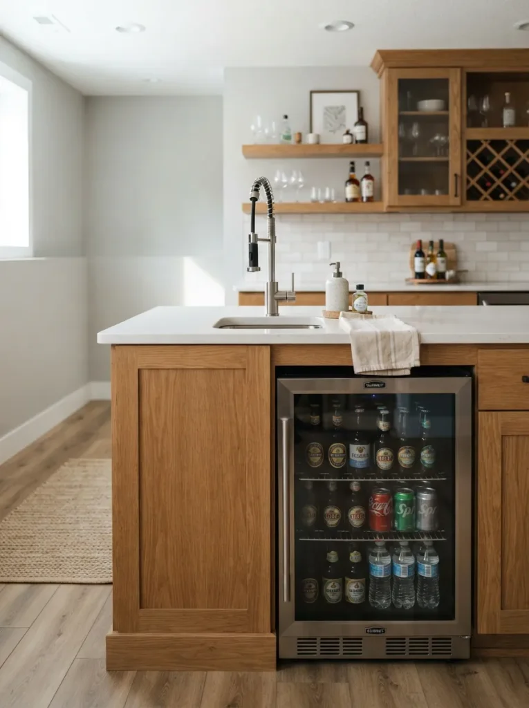 Sink and Mini-Fridge Integration: What Plumbing Actually Costs