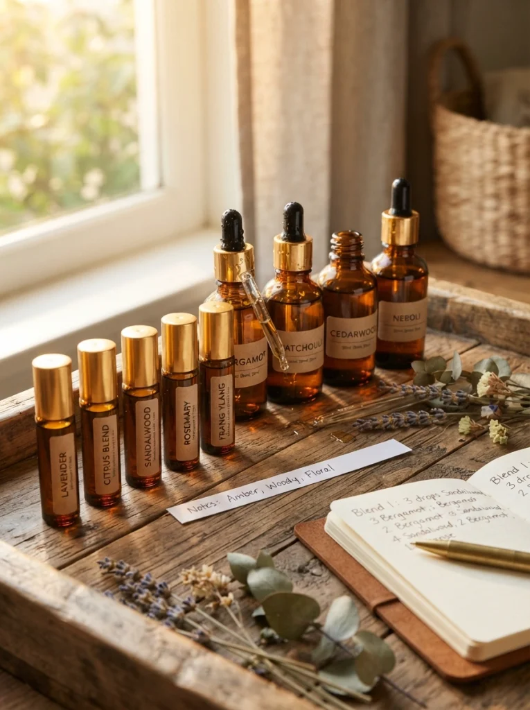 Fragrance Oil & Perfume Blending Bar