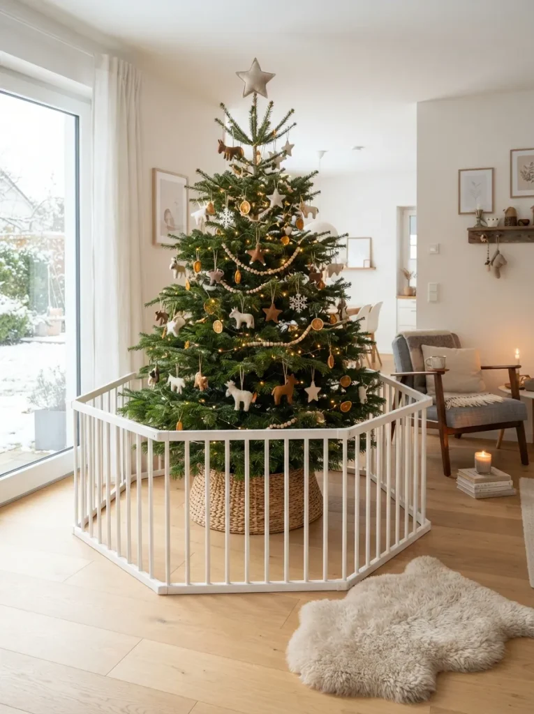 Ring the Tree With a Play Yard, Then Dress the Base