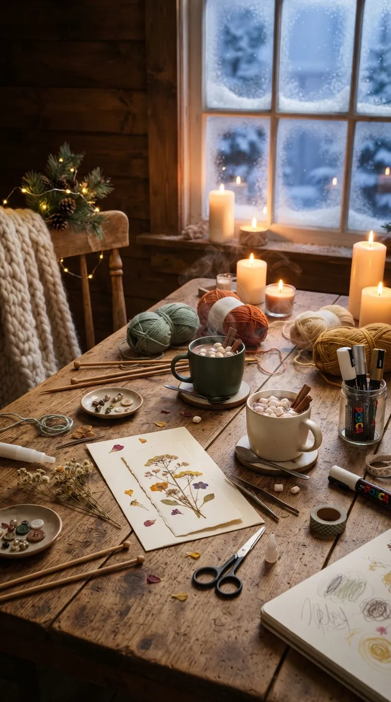 Cozy Winter Craft Night Themes