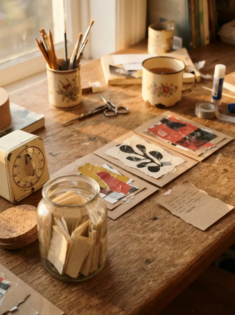 Craft Roulette: A Prompt Jar and a 15-Minute Timer