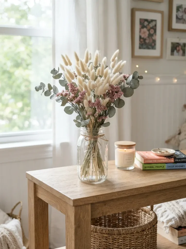 Dried-Stem Jar Arrangements