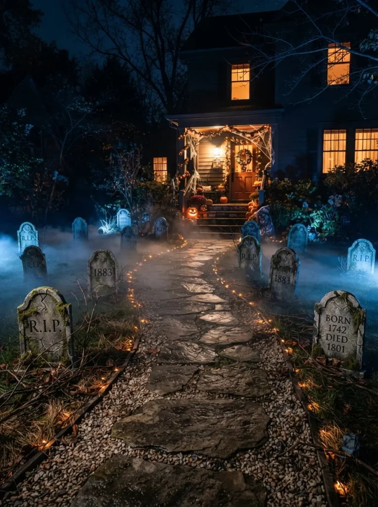A Fog-Lit Graveyard Path That Leads Straight to Your Door