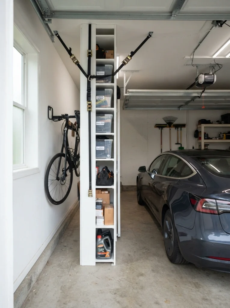 Stack Kallax Vertically in a Single-Car or Narrow Garage