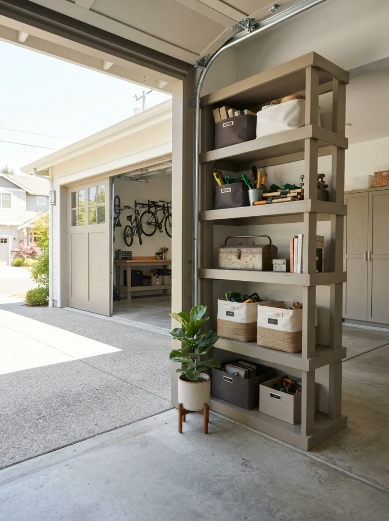 Paint the Frame to Match — Not Fight — the Garage Door Color