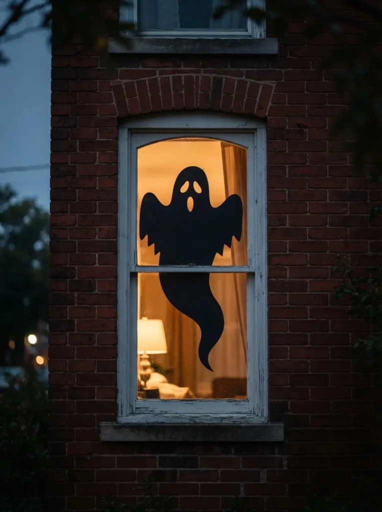 Monochrome Ghost Silhouette for Narrow Panes