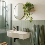 Green Bathroom Ideas for College Students