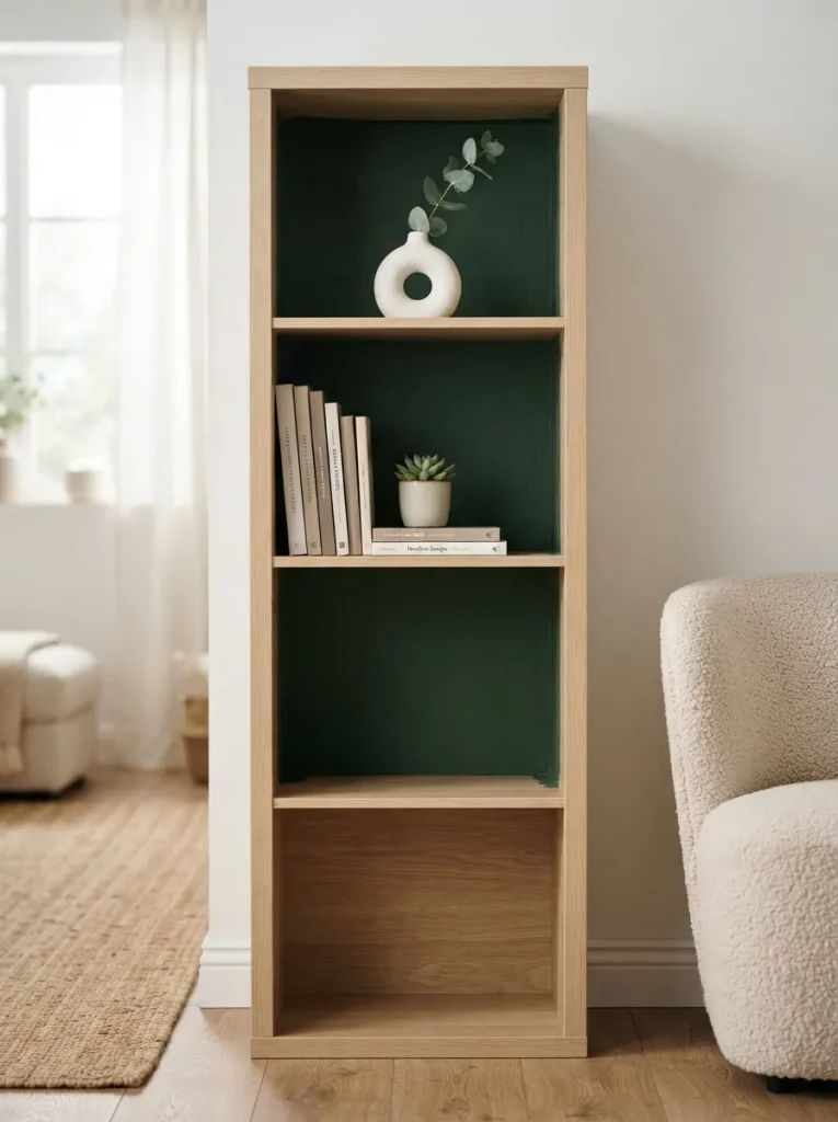 Pine-Green Painted Cube Backs