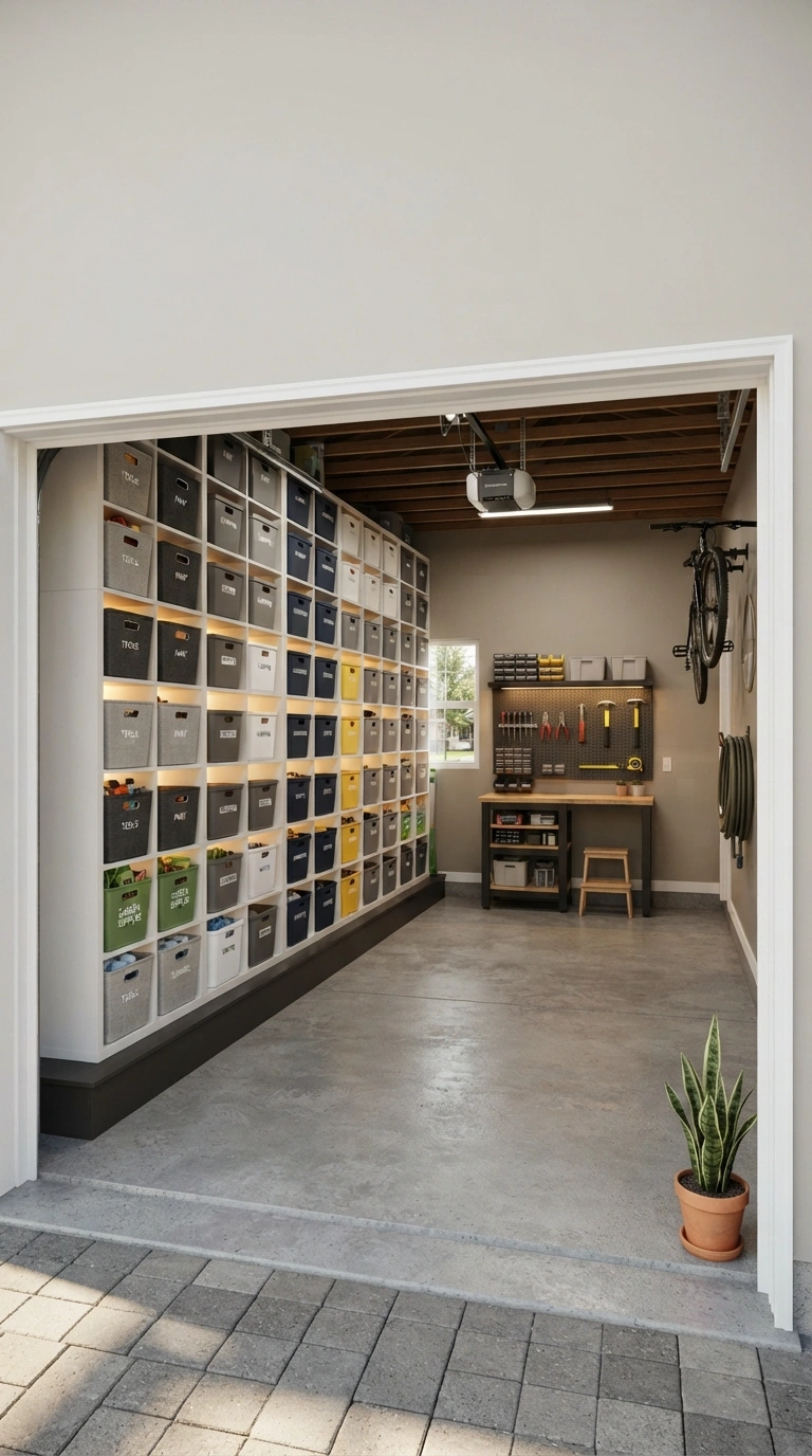 IKEA Kallax Garage Organization Ideas