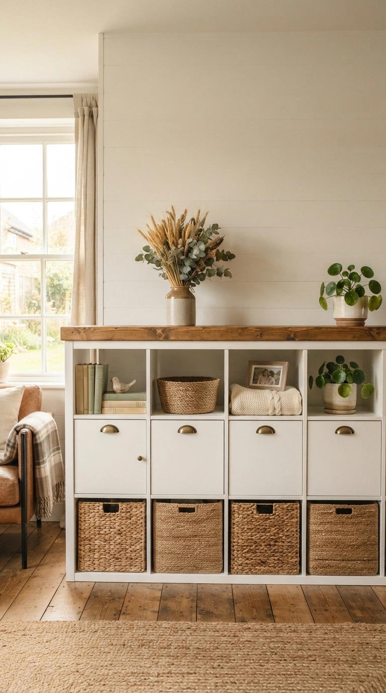 IKEA Kallax Farmhouse Styling Ideas