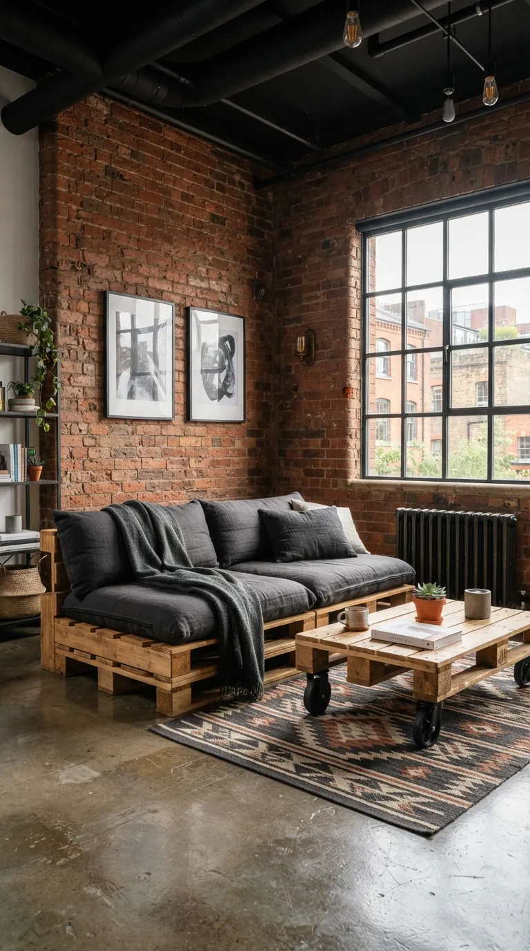 Industrial Pallet Furniture Ideas