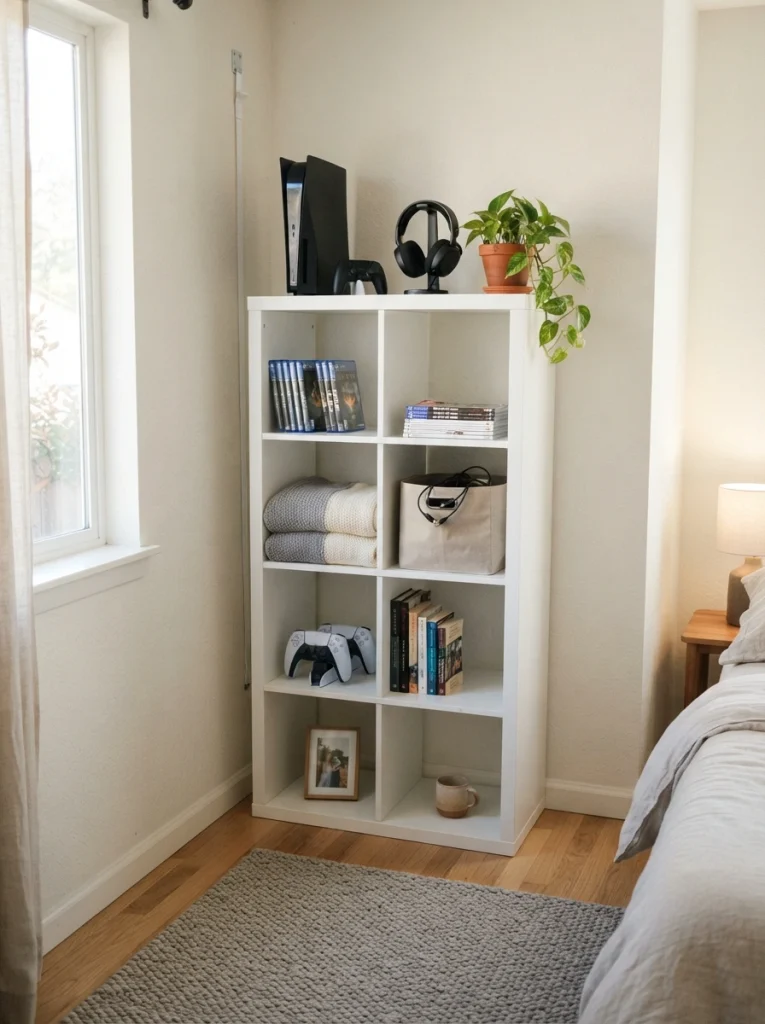 The Vertical Kallax Gaming Room Tower Built for Tiny Rooms