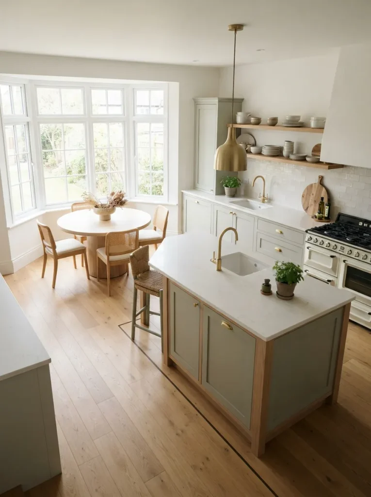 The Angled Island for Awkward Floor Plans