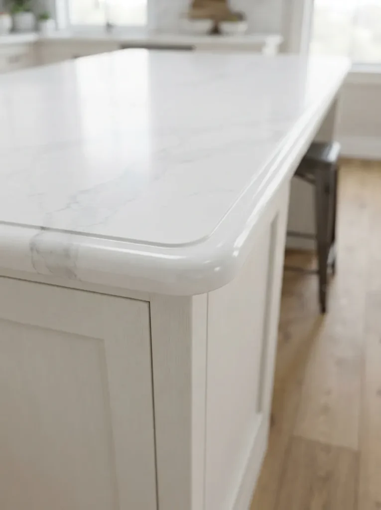 An Eased Bullnose Edge in Place of Sharp Corners