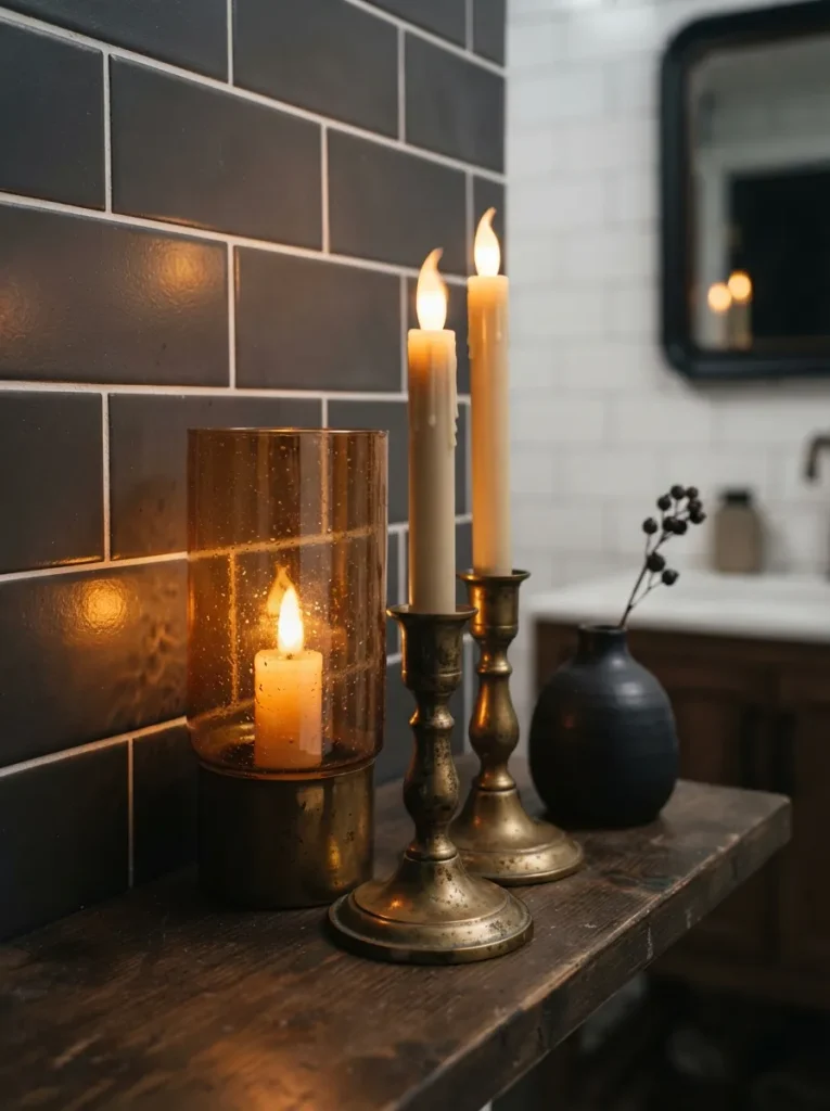Flameless Taper Candles for a Warm, Flickering Glow