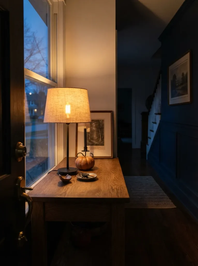 Swap Your Entry Bulbs for Warm Amber Light