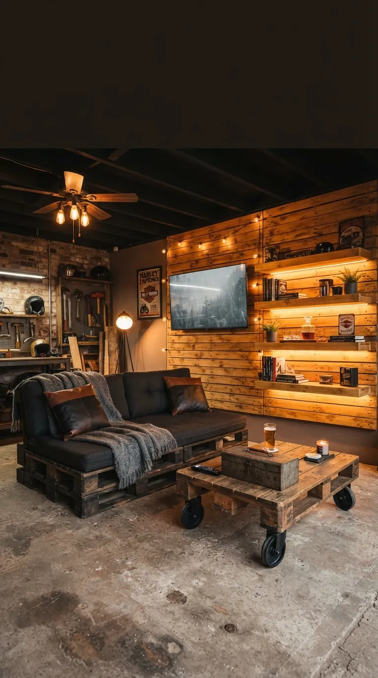 Man Cave Pallet Furniture Ideas