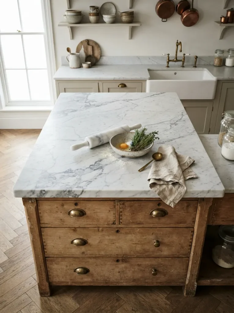 A Marble or Stone Remnant Top