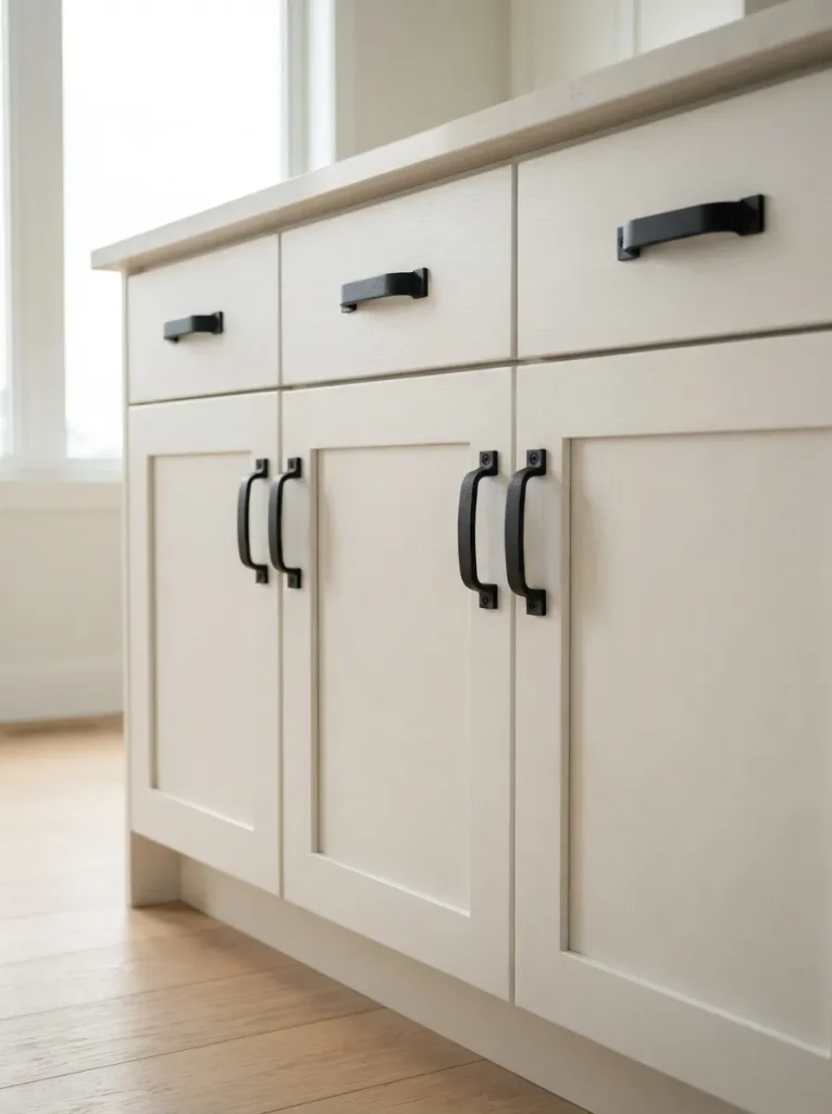 D-Shaped Pulls Instead of Knobs