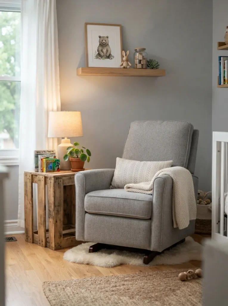 The Corner Nursing Nook Layout