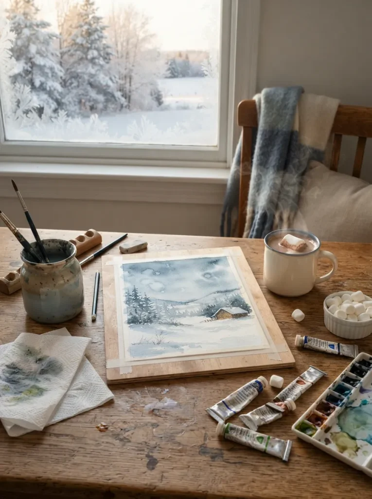Cozy Winter Craft Night Themes