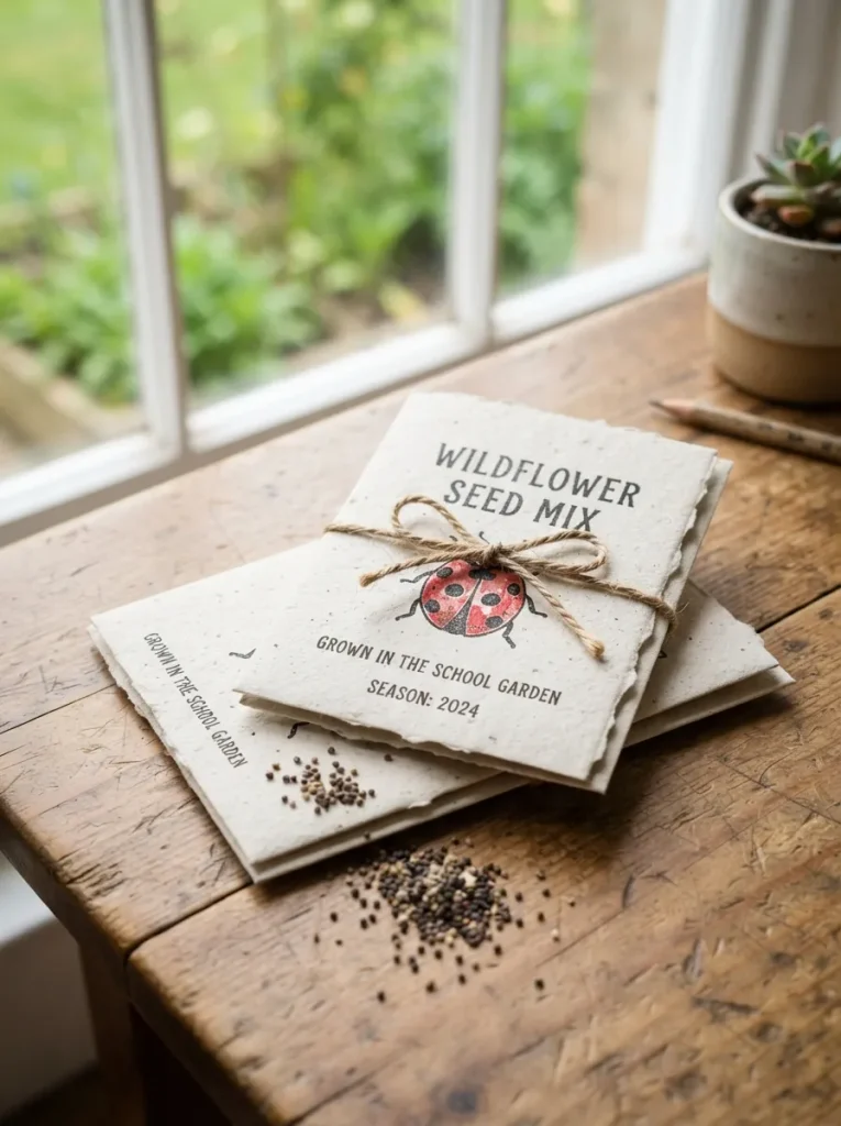 Seed Packet Favors Instead of Candy
