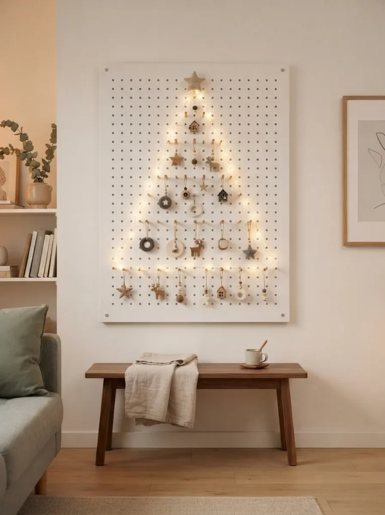 Hang a Pegboard Tree Above Paw Height