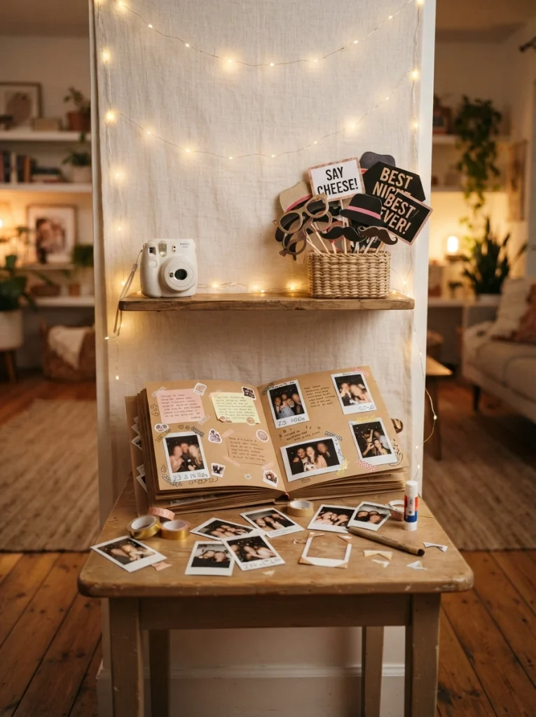 Polaroid Photo Booth & Scrapbook Corner