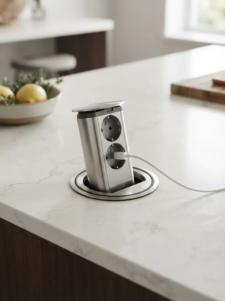 Pop-Up Outlets Set at Seated Reach Height