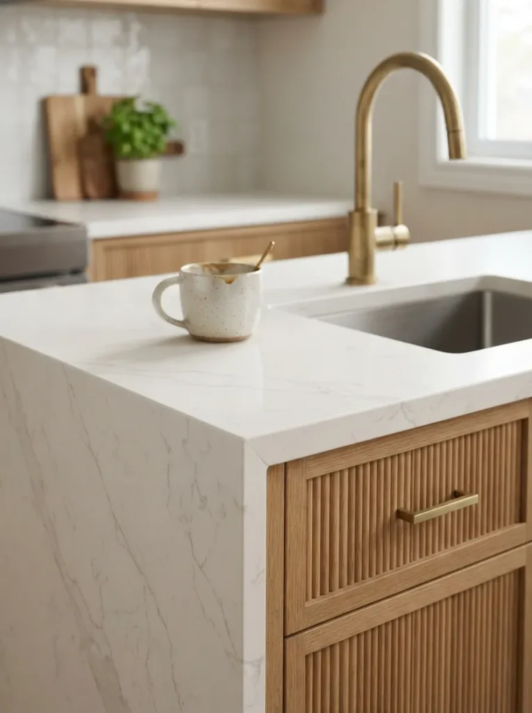 A Countertop Material Chosen for Upkeep, Not Just Looks