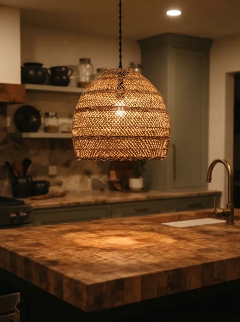 A Single Woven Pendant Instead of Metal