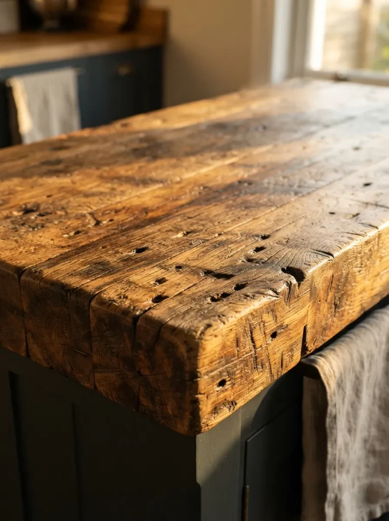 Reclaimed Wood with Visible History