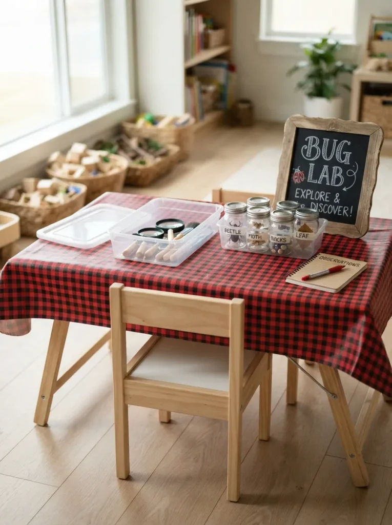 Kid-Height Science Station Table