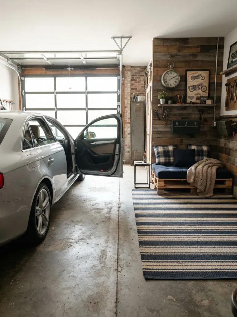 Two Zones, One Garage: The Car Bay and the Cave