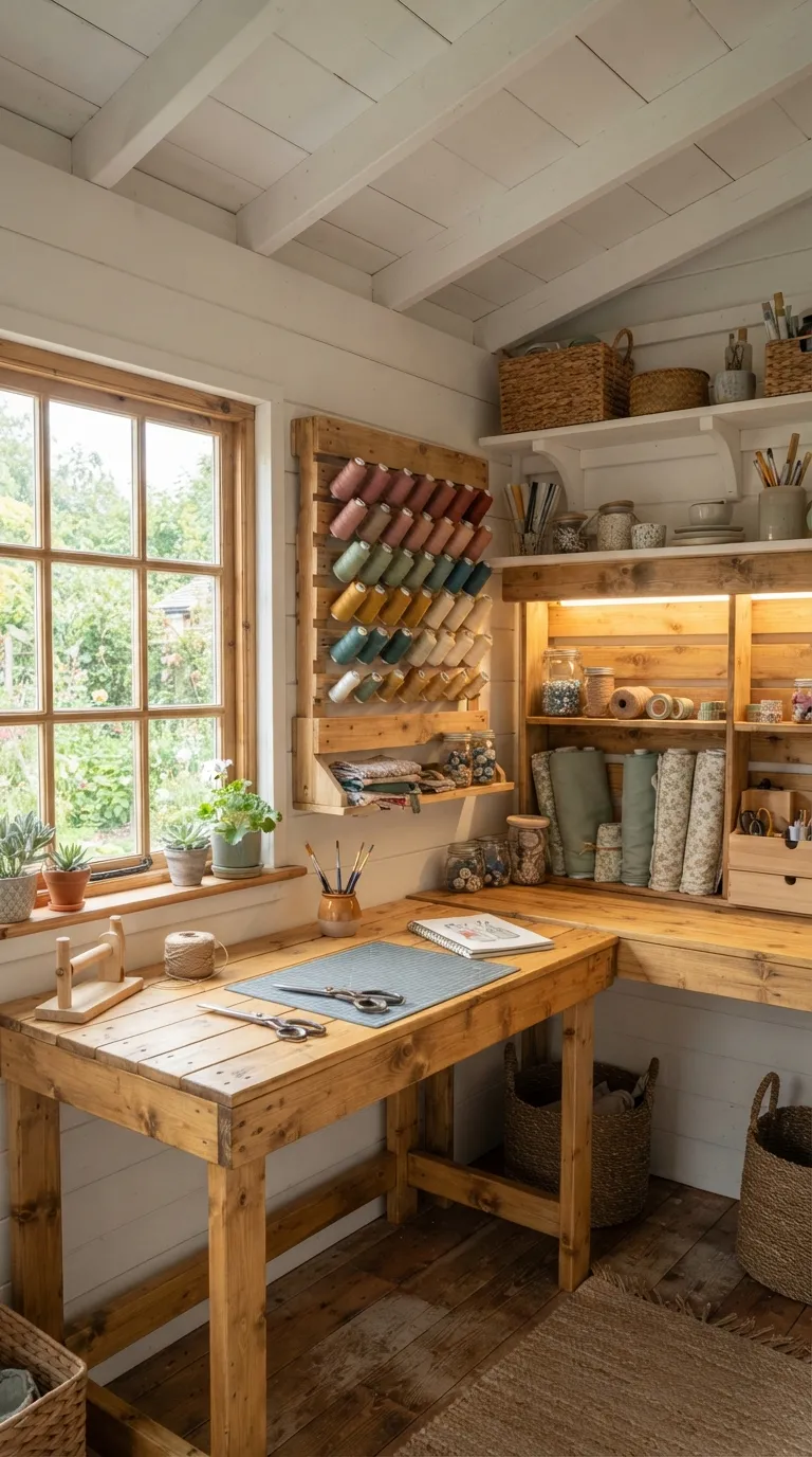 She-Shed Pallet Furniture Ideas