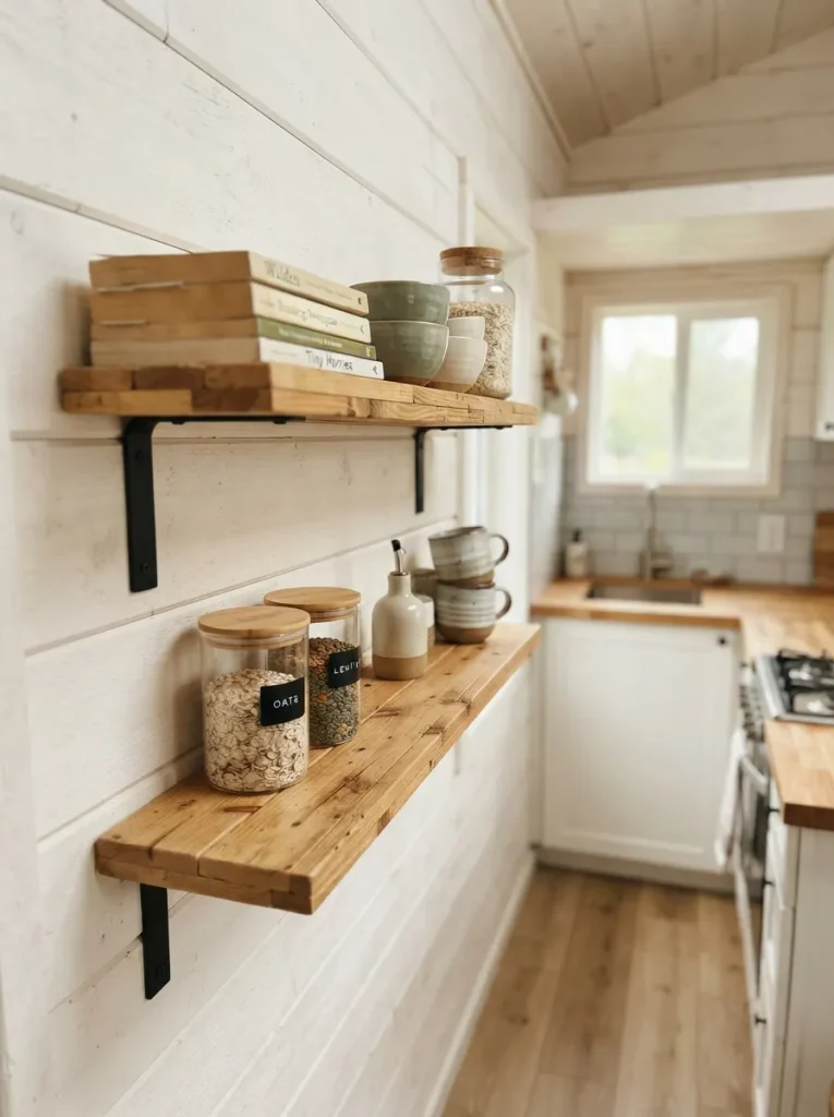 Build Slim Shelves From Loose Deck Boards