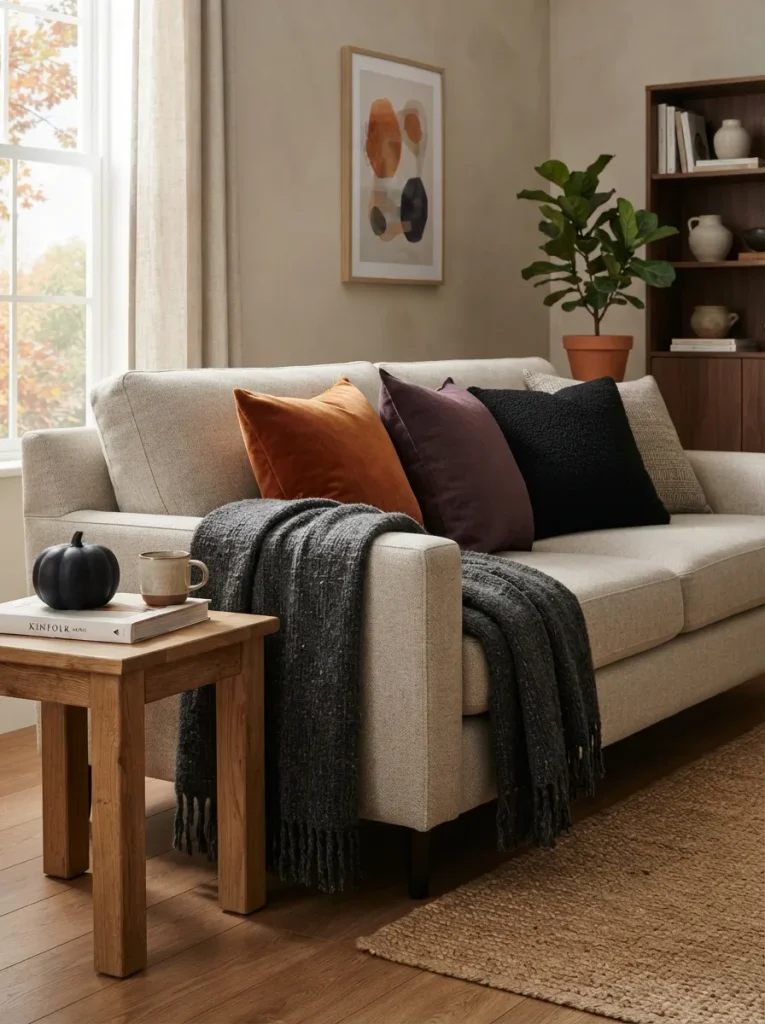 Swap in Halloween-Toned Textiles, Nothing Else
