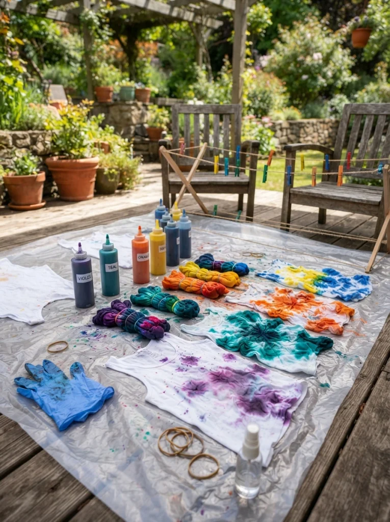 Tie-Dye Tank & Tote Station