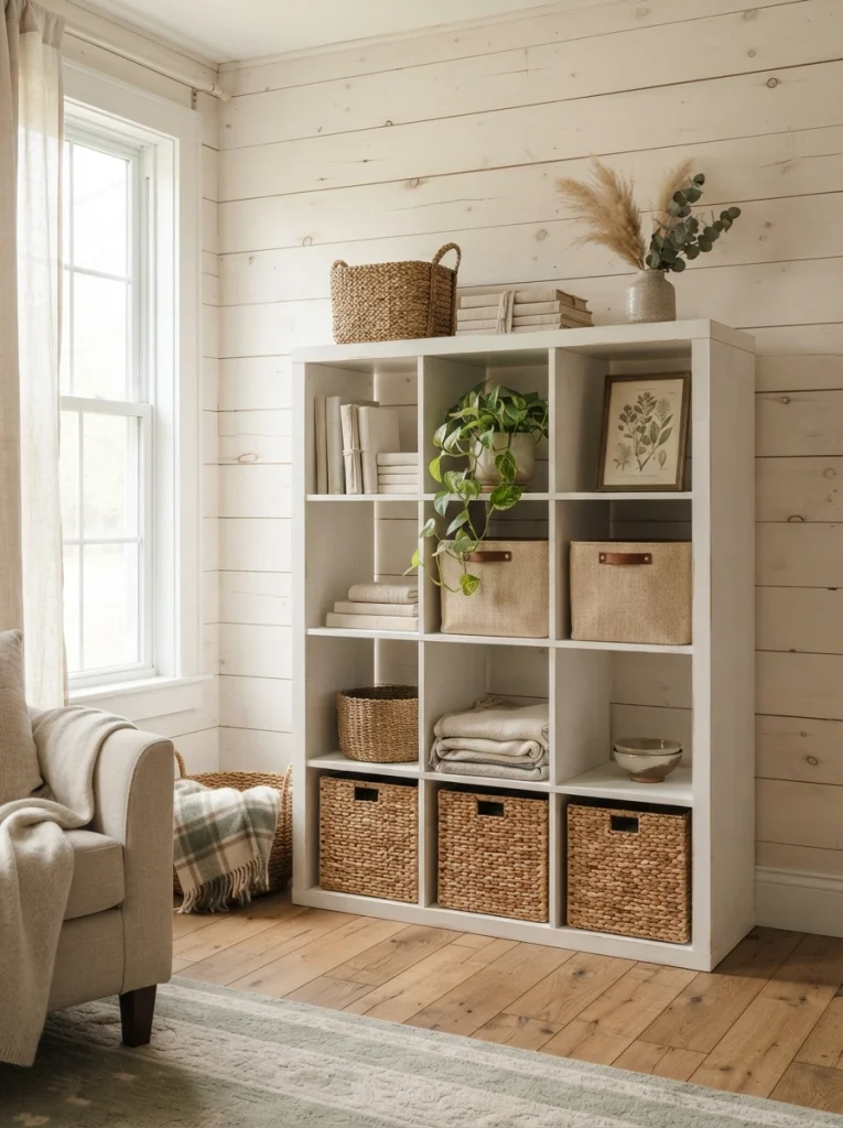 The Warm White Chalk-Paint Farmhouse Kallax Everyone Starts With