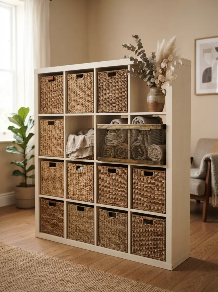 Swap the Bins for Wicker and Brass