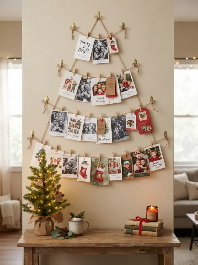 Zigzag Twine Into a Card-Holding Tree
