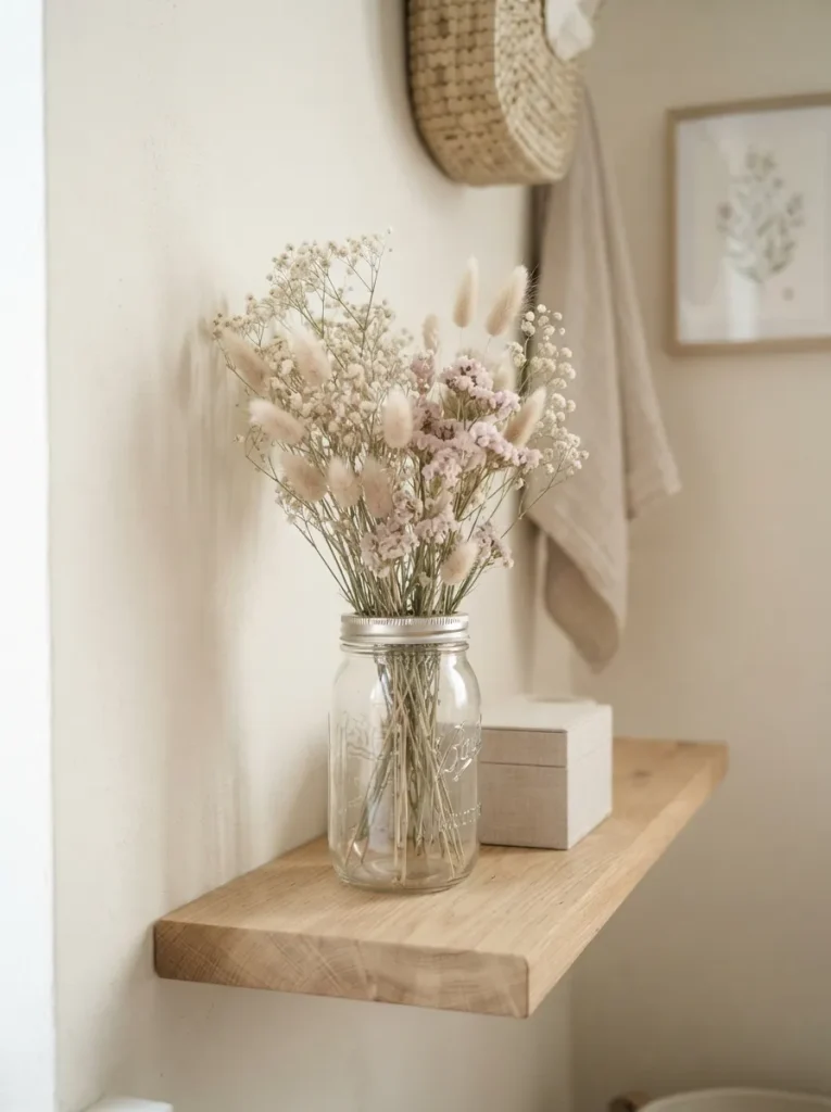 A Birth-Month Flower Jar in Dried Stems