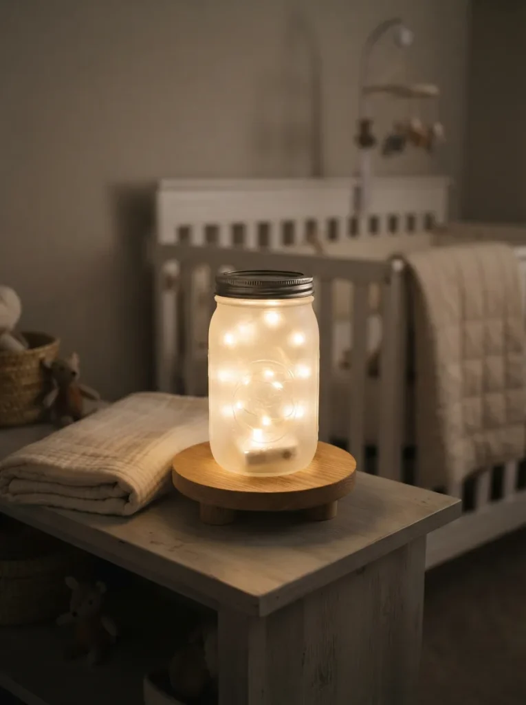 A Warm-White LED Firefly Jar for Night Feeds